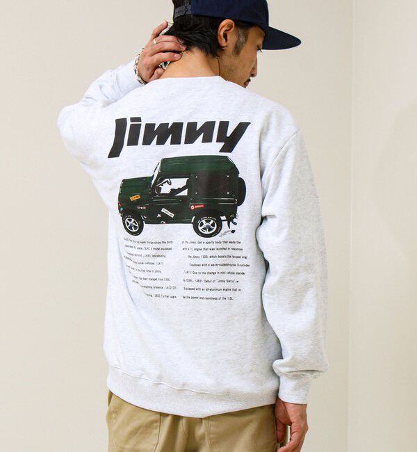 GLOSTER「【ロングセラーコラボ】ジムニー&times;GLOSTER Suzuki Jimny 裏毛プリントスウェット」|スウェット・ジャージ|