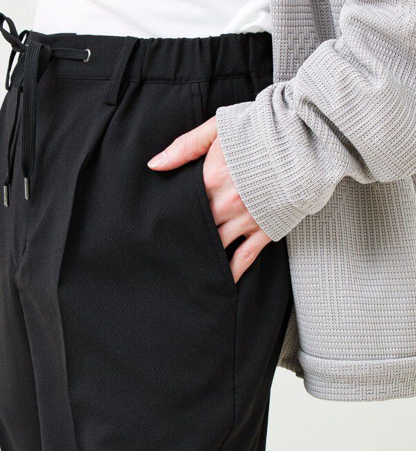 GLOSTER「【セットアップ対応】リネンタッチドビーイージーパンツ」|チノ|