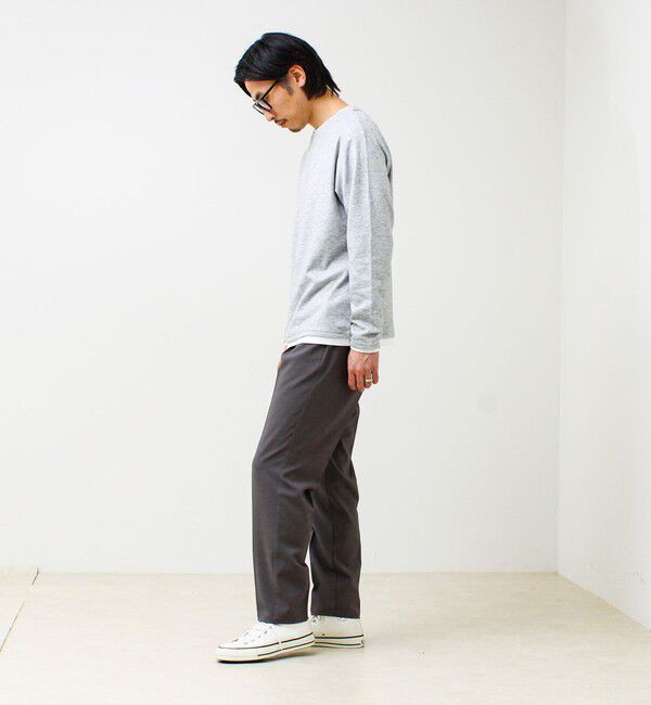 GLOSTER「【セットアップ対応】リネンタッチドビーイージーパンツ」|チノ|
