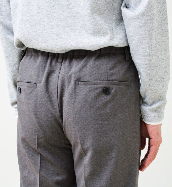 GLOSTER「【セットアップ対応】リネンタッチドビーイージーパンツ」|チノ|