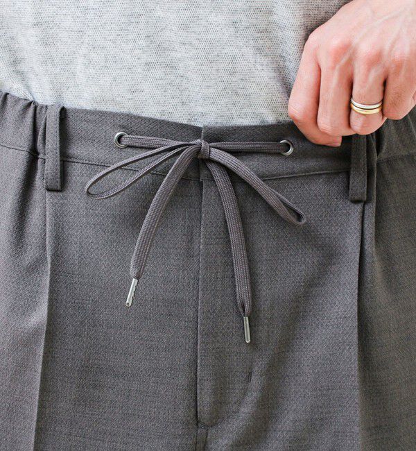 GLOSTER「【セットアップ対応】リネンタッチドビーイージーパンツ」|チノ|