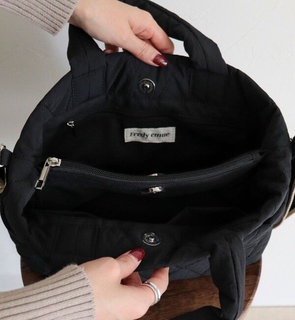 fredy emue「キルティング3ROOMトートバッグ」|ショルダー・メッセンジャー|