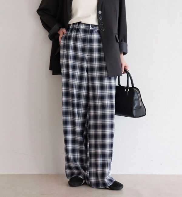 fredy emue「チェック柄ワイドパンツ」|その他|