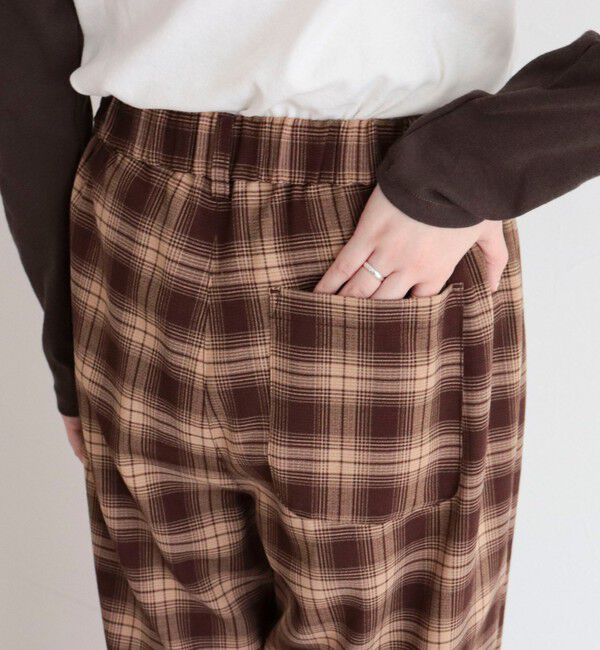 fredy emue「チェック柄ワイドパンツ」|その他|