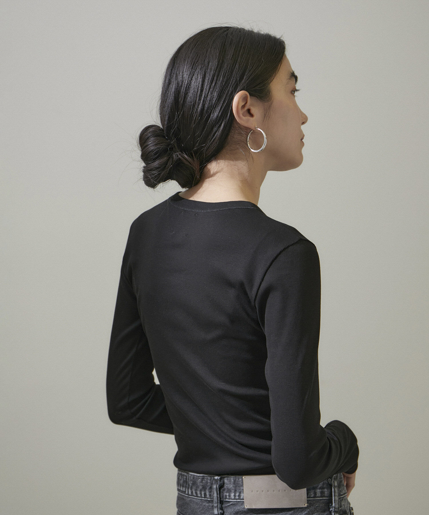 SALON adam et rope'「【GGG for SALON】別注FRESCA RIBロングスリーブプルオーバー」|Tシャツ・カットソー|