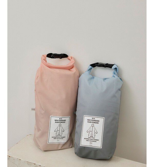 SALON adam et rope'「【KiU for SALON】[ポーチ付き]別注レインポンチョ/レインコート」|レインコート|