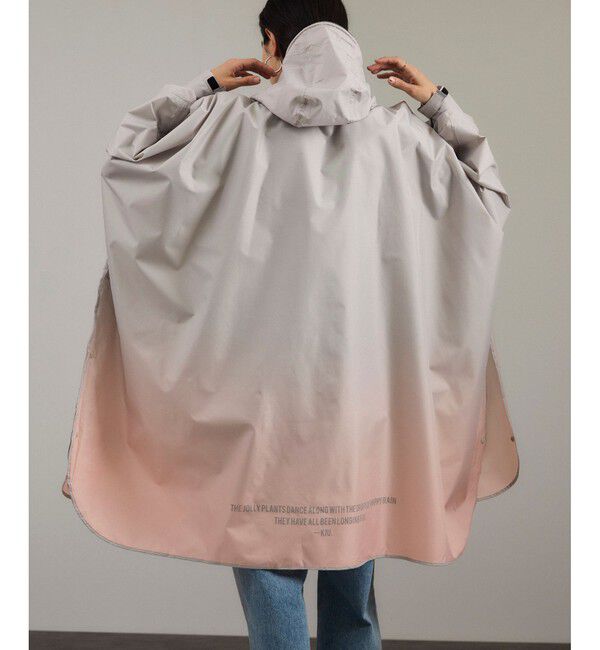 SALON adam et rope'「【KiU for SALON】[ポーチ付き]別注レインポンチョ/レインコート」|レインコート|