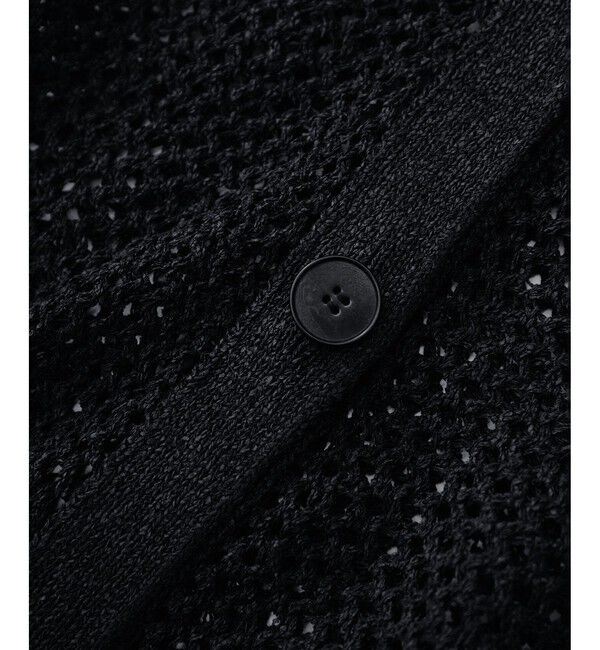 SALON adam et rope'「ペーパーヤーンメッシュカーディガン」|カーディガン|