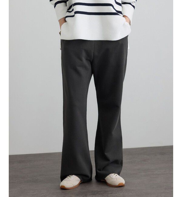 SALON adam et rope'「【WEB・一部店舗限定】セミフレアスウェットパンツ / セットアップ対応」|チノ|