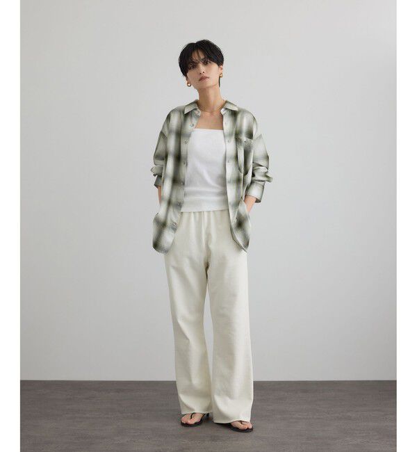 SALON adam et rope'「【WEB・一部店舗限定】セミフレアスウェットパンツ / セットアップ対応」|チノ|