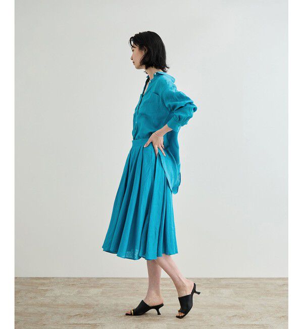 ROPE「【洗える】ヨーロピアンリネンフレアスカート/一部セットアップ対応」|スカート|