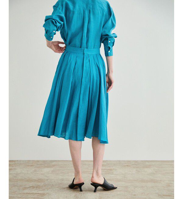 ROPE「【洗える】ヨーロピアンリネンフレアスカート/一部セットアップ対応」|スカート|