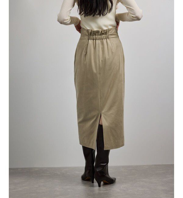 ROPE「[美人スカート]スエードポケット付きタイトスカート/イージーケア」|スカート|