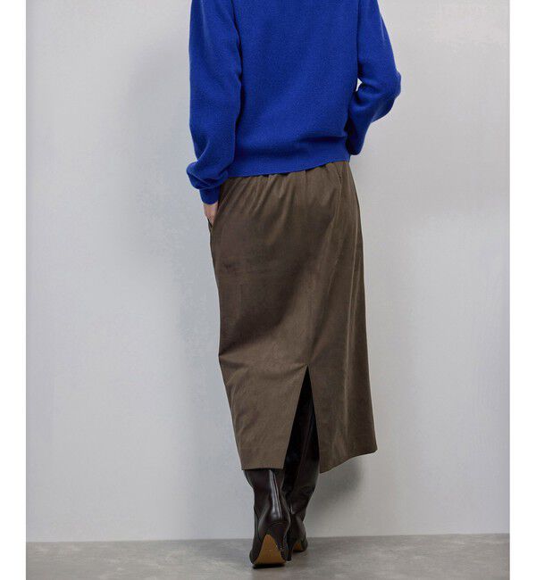 ROPE「[美人スカート]スエードポケット付きタイトスカート/イージーケア」|スカート|