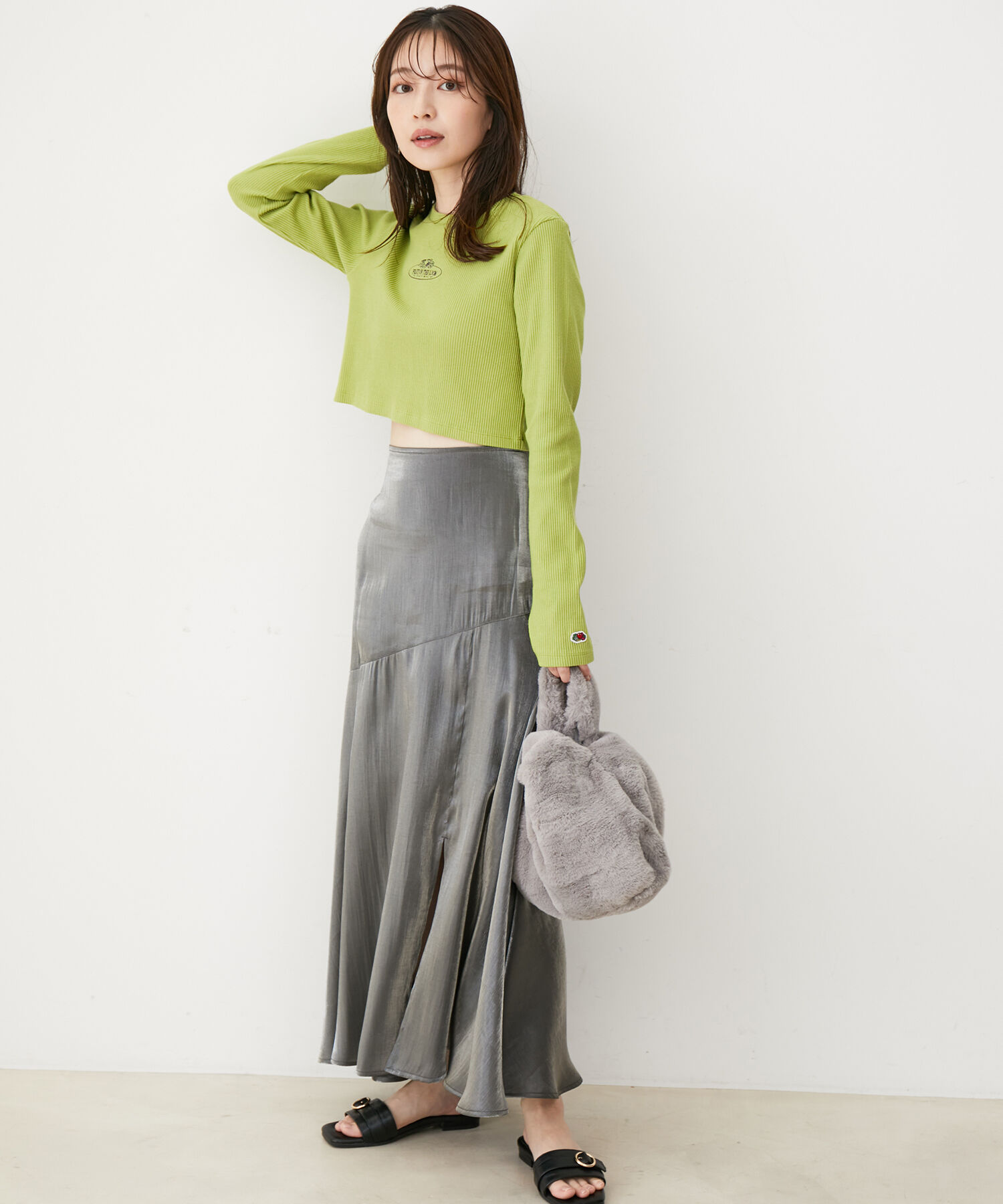 VIS「【マルチWAY】ファーバック」|ハンドバッグ|