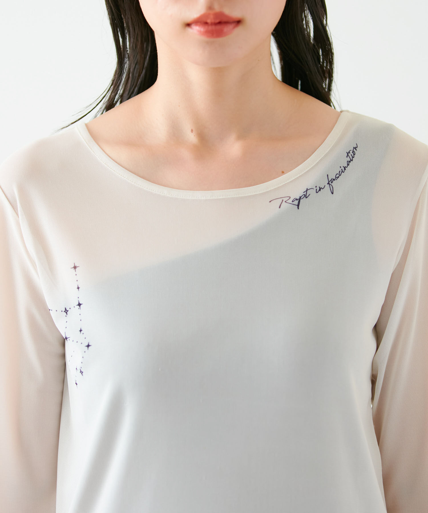 VIS「【洗える】シアータトゥートップス」|Tシャツ・カットソー|