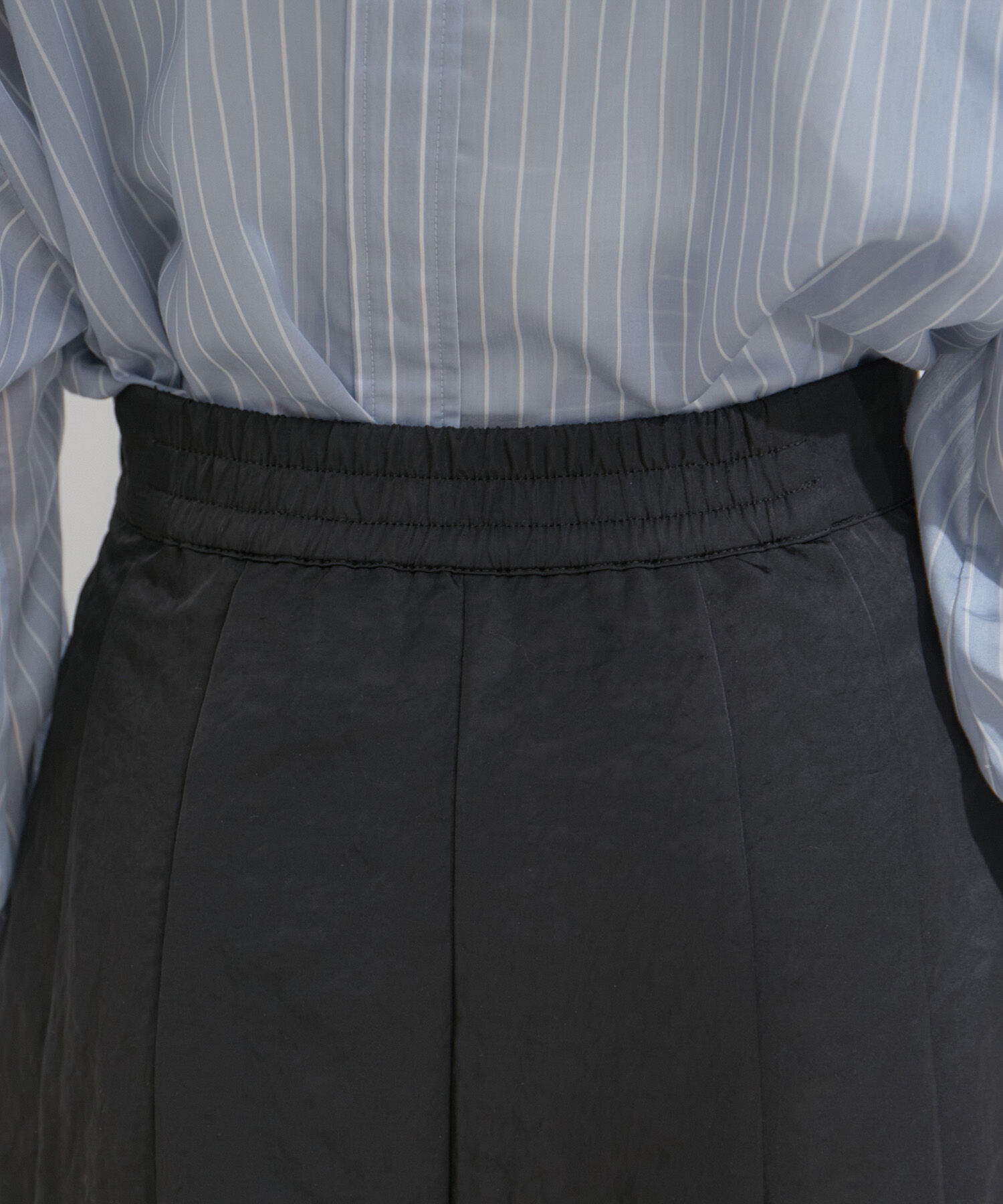 VIS「【セットアップ対応】ナイロンワッシャーAラインスカート【洗える】」|スカート|