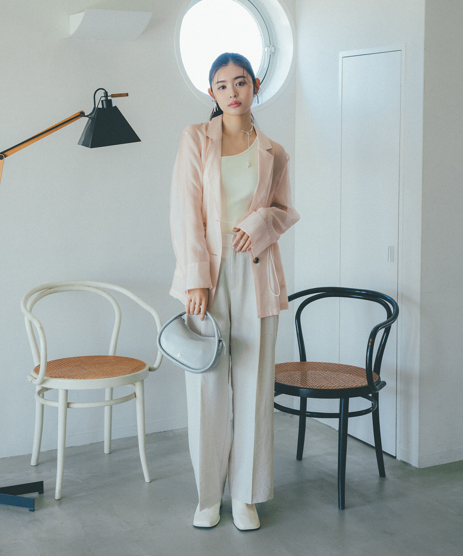 VIS「ワンショルダーテレコタンクトップ」|タンクトップ|