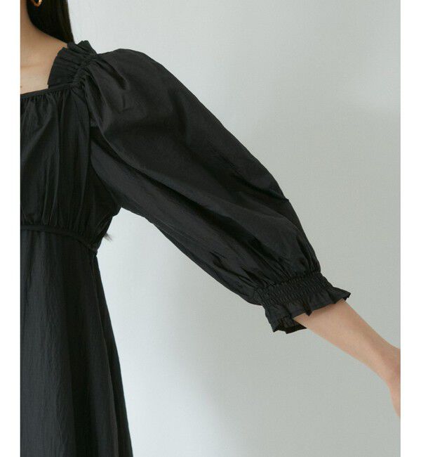 VIS「パフスリーブナイロンチュニックブラウス」|シャツ・ブラウス|