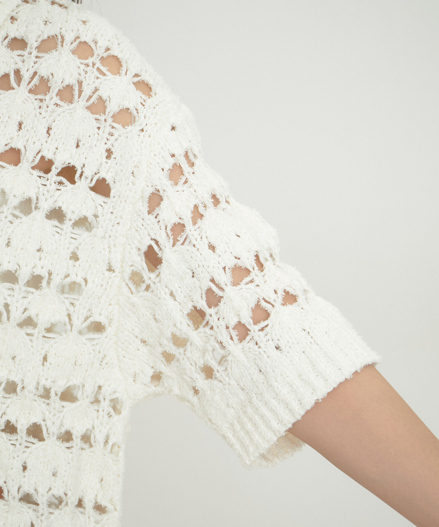 VIS「ファンシーヤーンニットポロ」|その他|