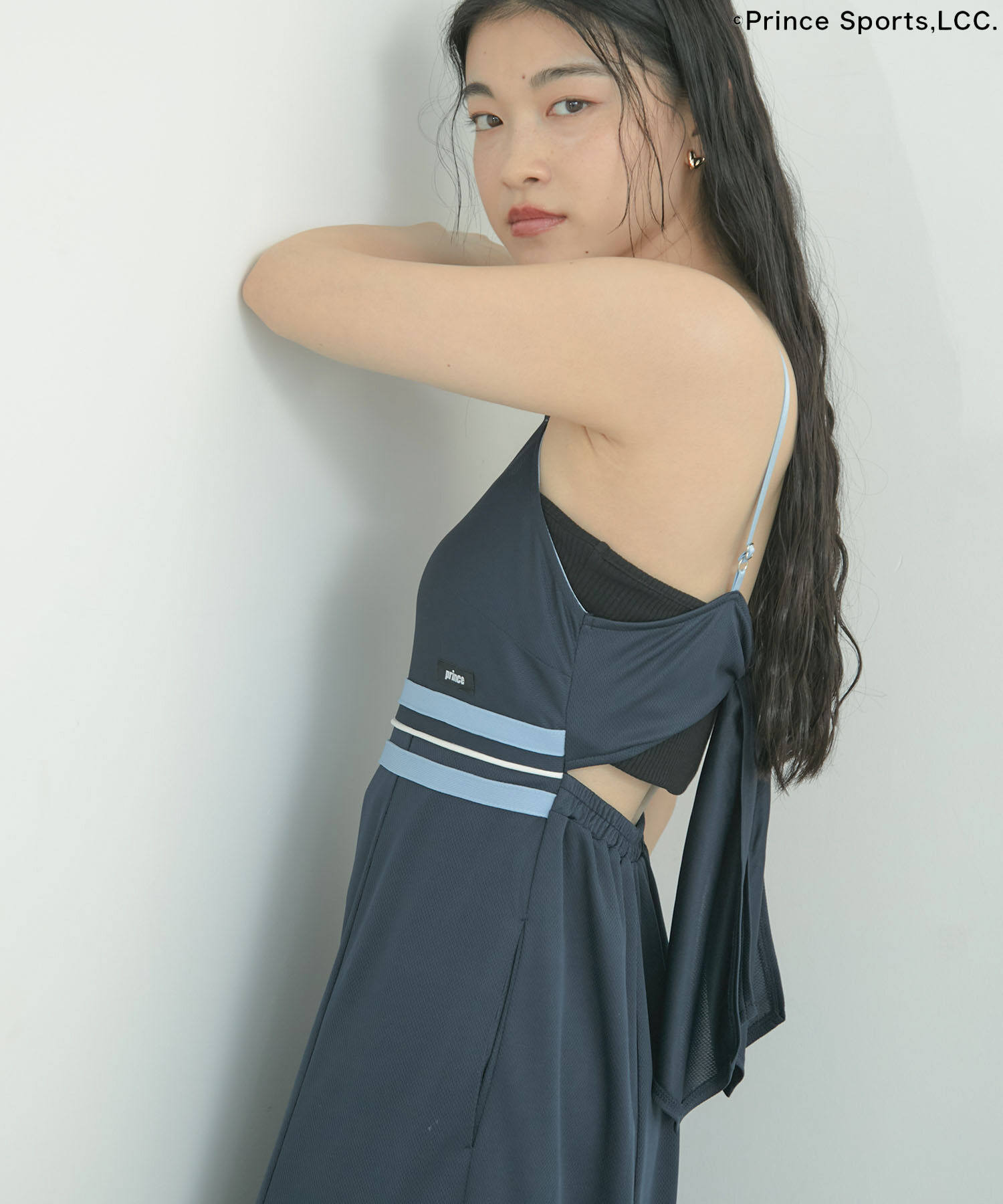 VIS「【Prince】VIS別注ラインキャミワンピース」|ワンピース|