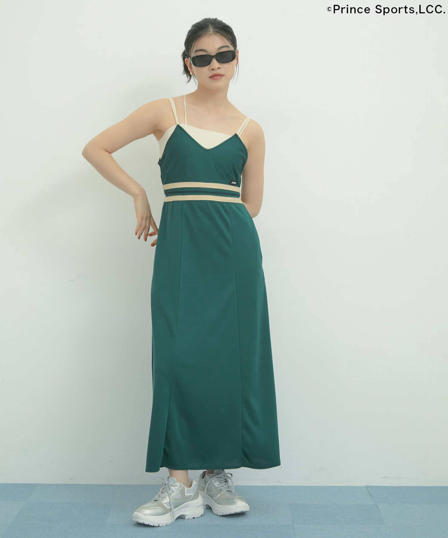 VIS「【Prince】VIS別注ラインキャミワンピース」|ワンピース|