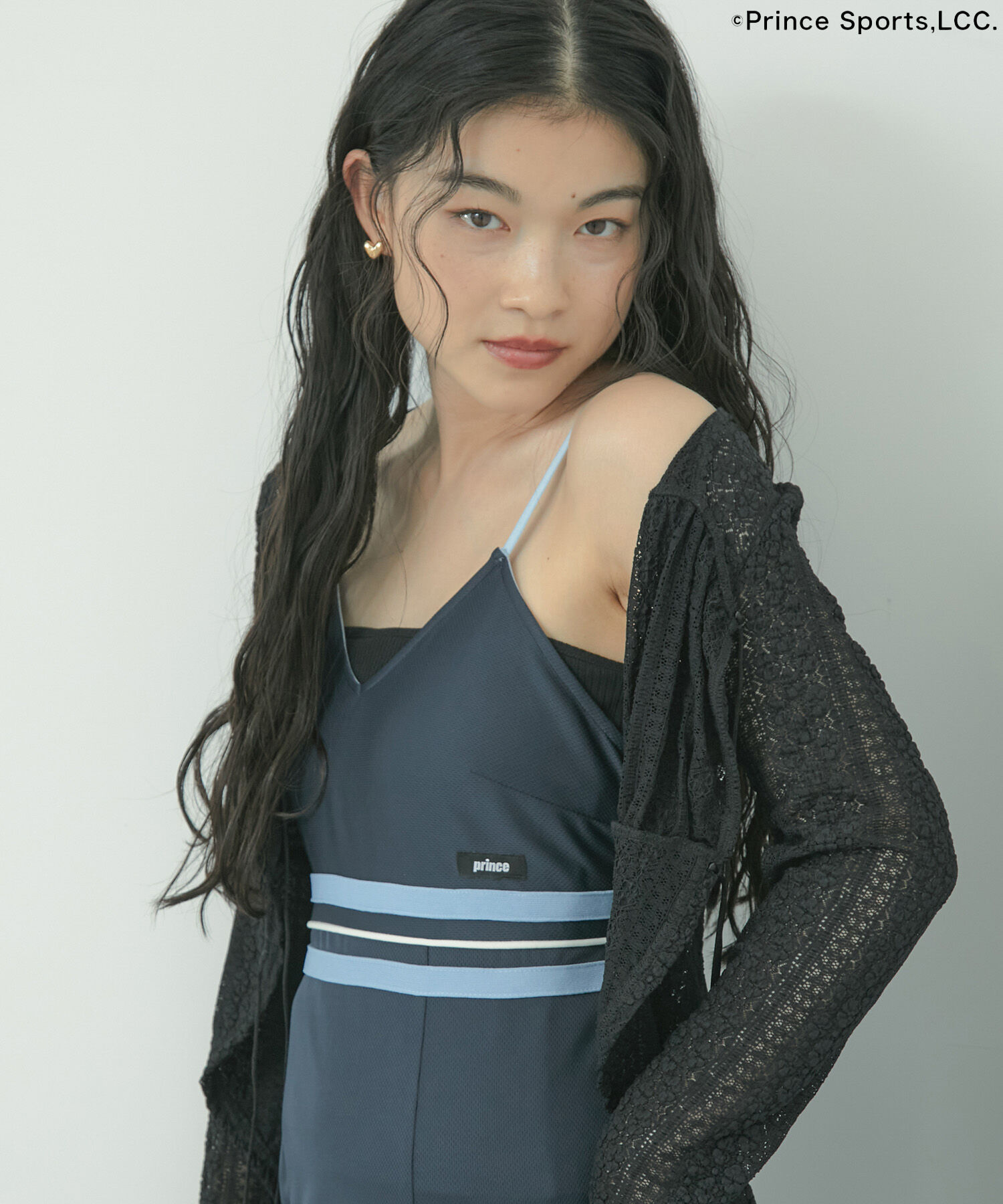 VIS「【Prince】VIS別注ラインキャミワンピース」|ワンピース|