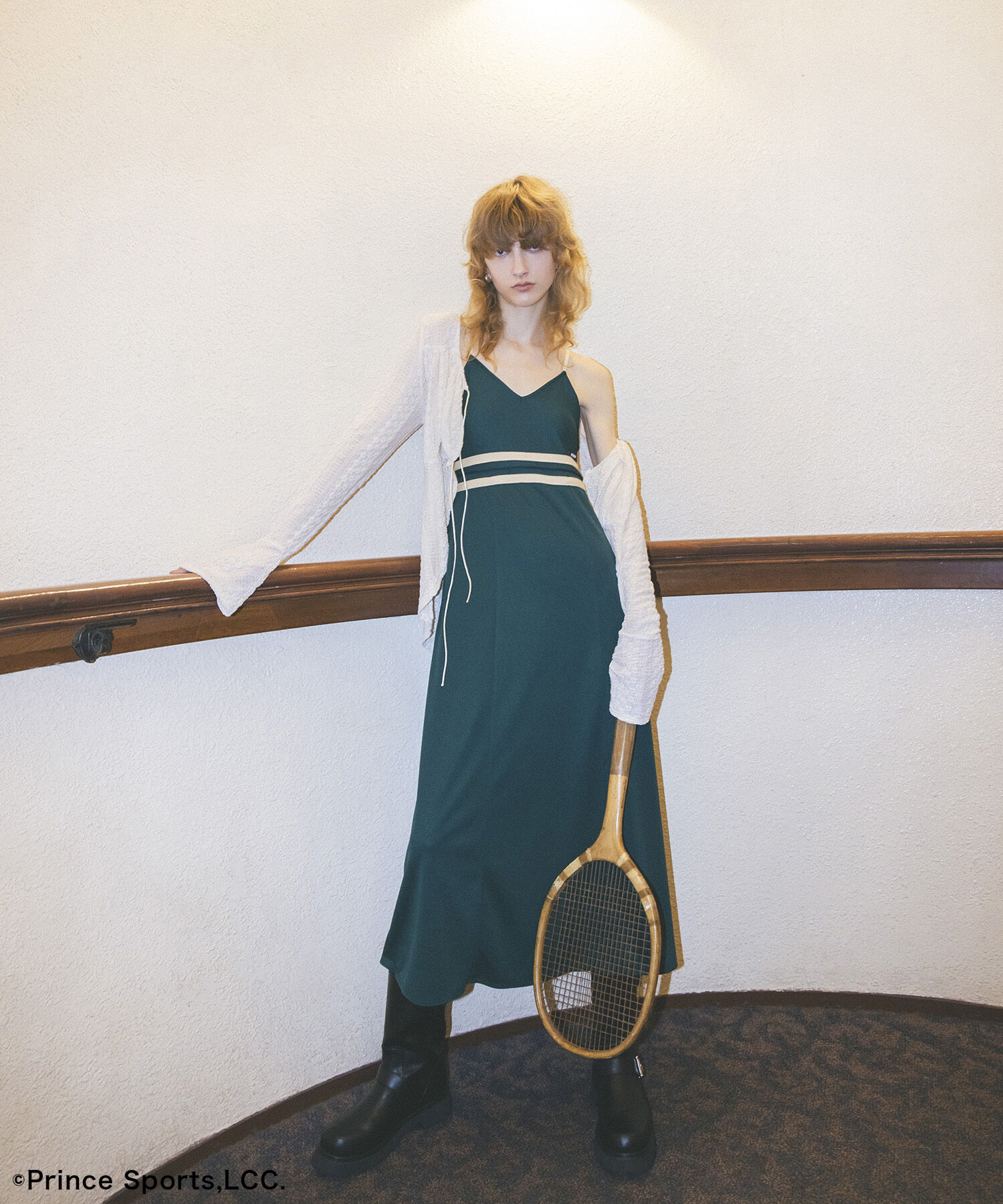 VIS「【Prince】VIS別注ラインキャミワンピース」|ワンピース|