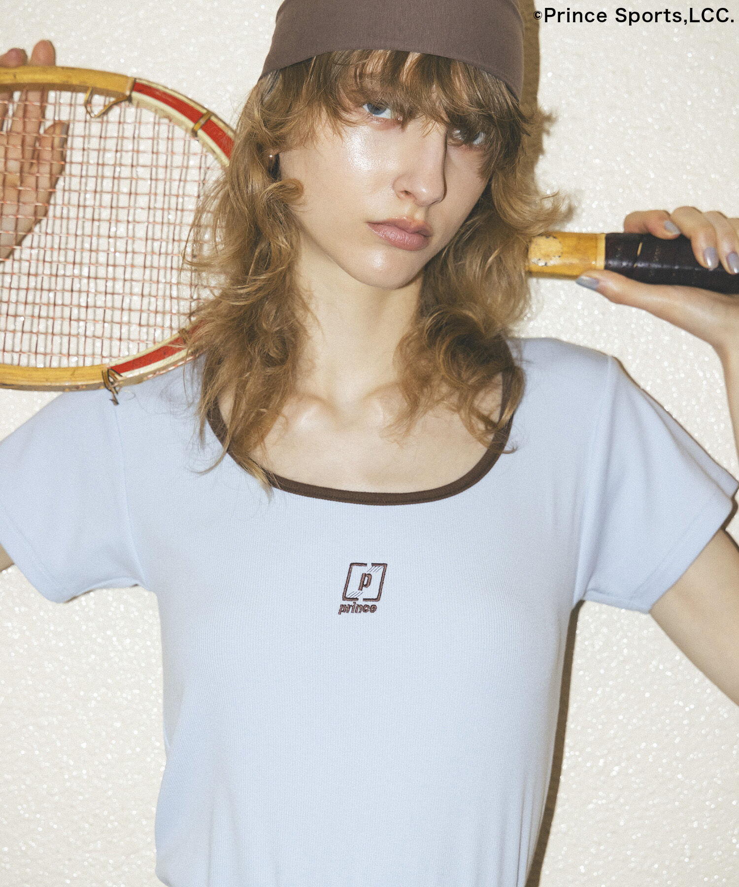 VIS「【Prince】VIS別注バイカラーTシャツ」|Tシャツ・カットソー|サックス(48)