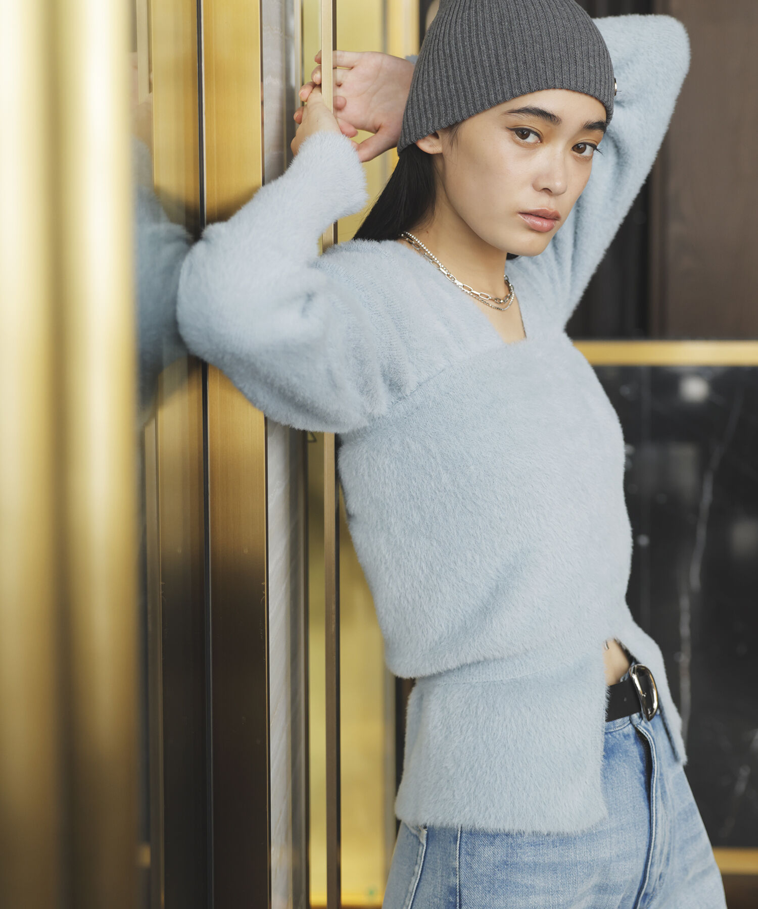 VIS「【SET】ビスチェセットカーディガン」|ニット・セーター|