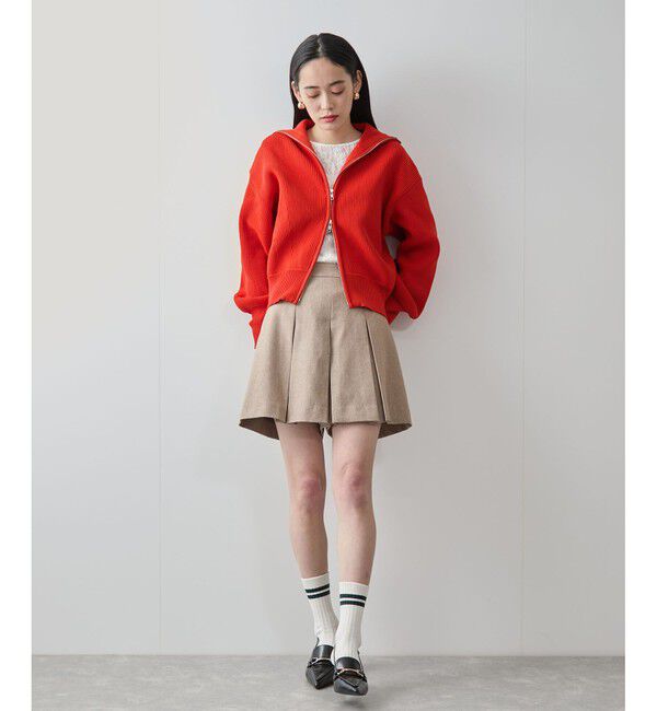 VIS「Wジップハイネックニットカーディガン」|カーディガン|