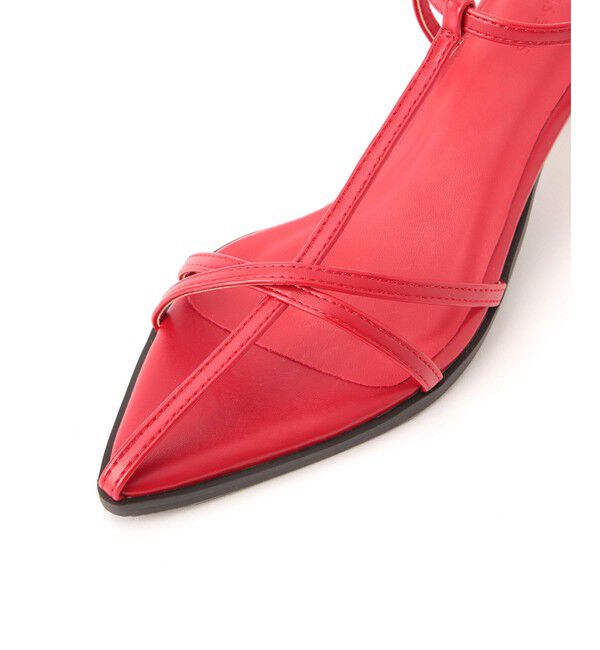 VIS「ナロークロスメタルヒールサンダル」|サンダル|