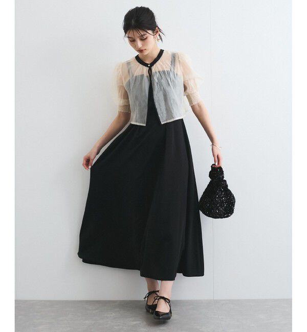 VIS「【VIS DRESS】【3WAY】シアートップスセットキャミドレス」|ワンピース|