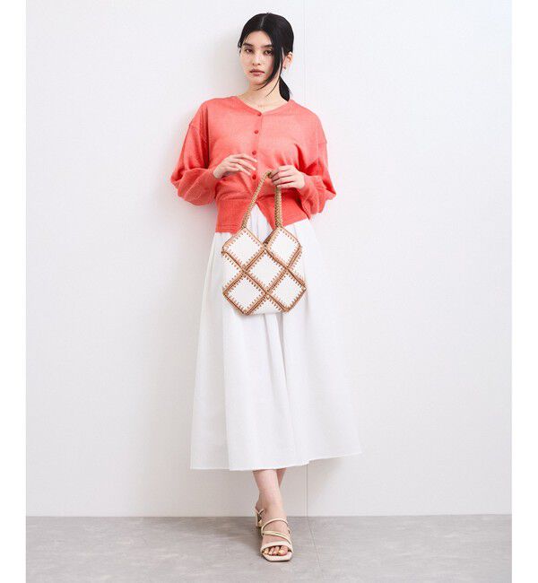 VIS「【前後2WAY】ハート釦シアーカーディガン」|カーディガン|