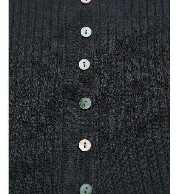 VIS「半袖サマーニットポロカーディガン」|ニット・セーター|