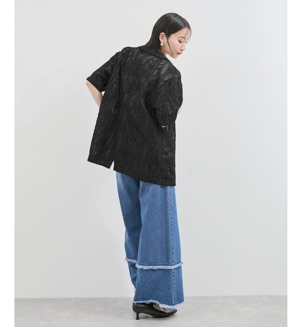 VIS「シアージャガードハーフスリーブサマージャケット」|テーラードジャケット|