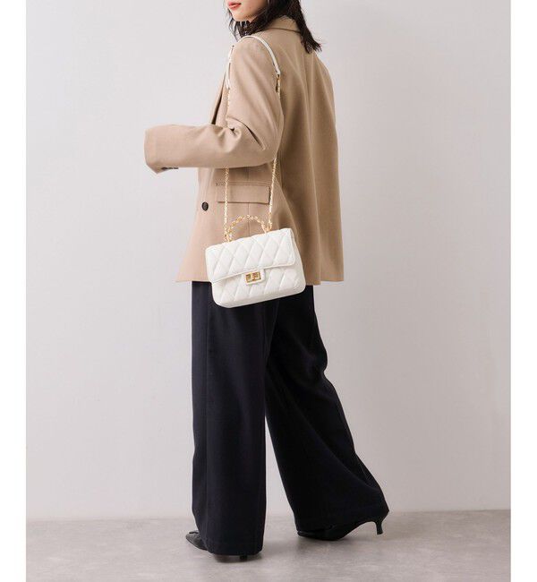 VIS「【美easy】ウーリッシュダブルブレストテーラードジャケット【セットアップ対応/洗える】」|テーラードジャケット|