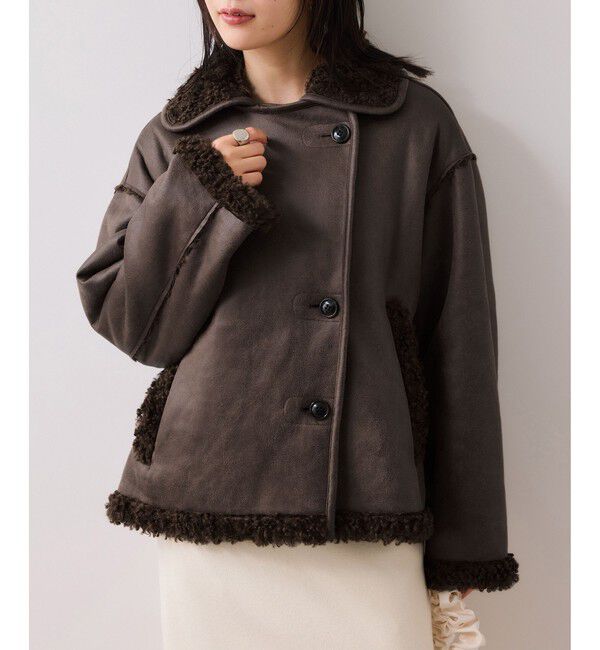 VIS「フェイクムートンジャケット」|ブルゾン・スタジャン|