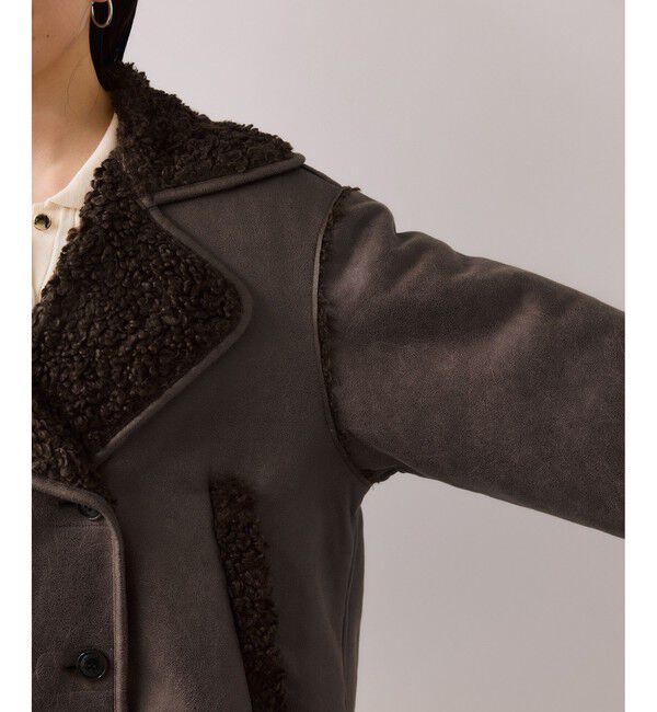 VIS「フェイクムートンジャケット」|ブルゾン・スタジャン|