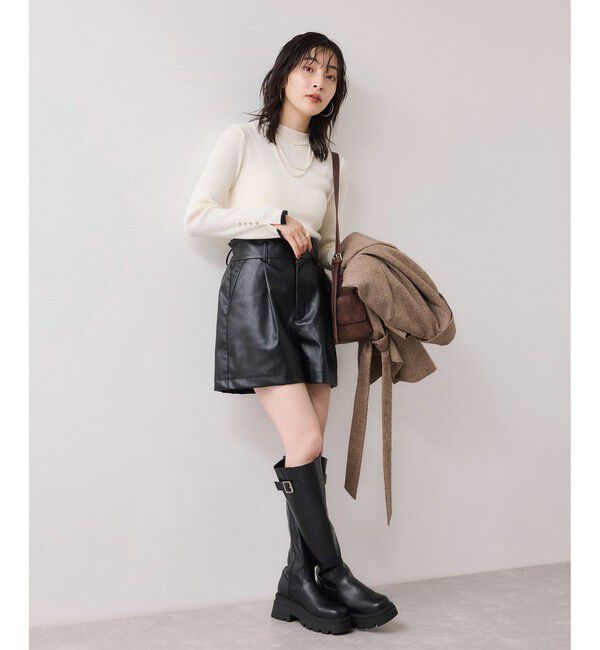 VIS「レザーショートパンツ」|チノ|