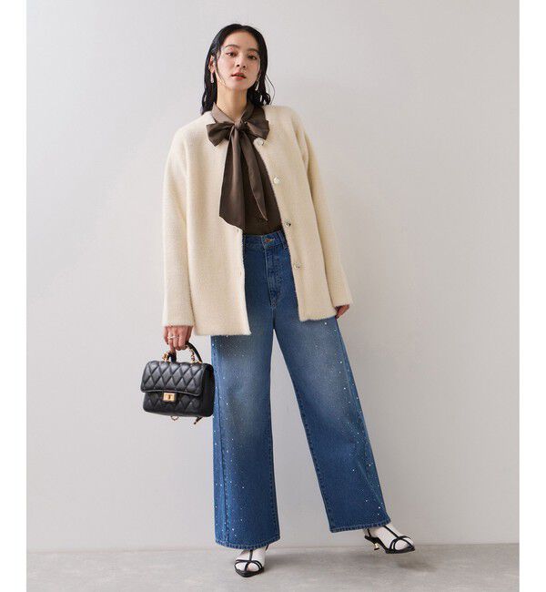 VIS「サテンボウタイブラウス」|シャツ・ブラウス|