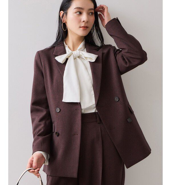 VIS「サテンボウタイブラウス」|シャツ・ブラウス|