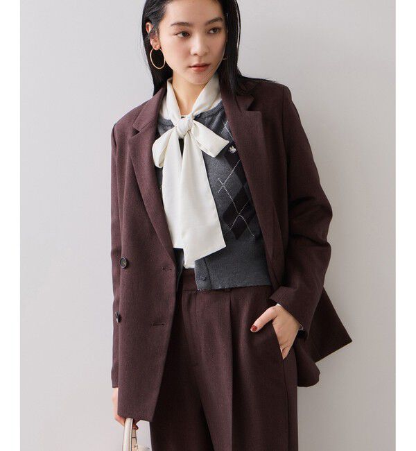 VIS「サテンボウタイブラウス」|シャツ・ブラウス|