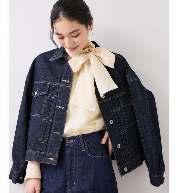 VIS「ボリュームスリーブデニムジャケット/Gジャン」|デニムジャケット|