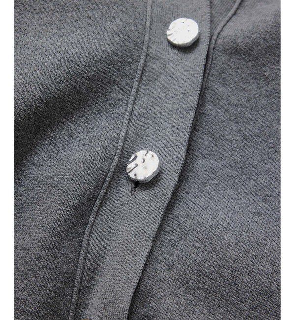 VIS「釦アクセントコクーンカーディガン」|カーディガン|