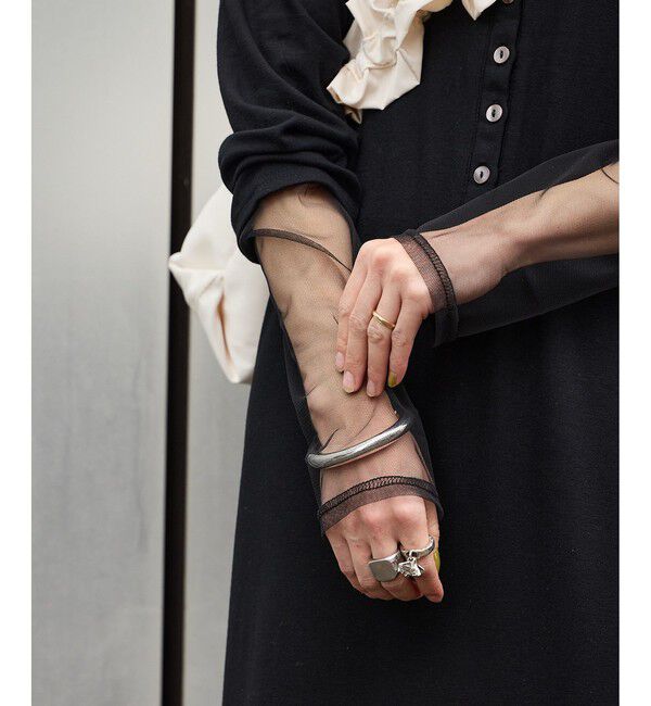 VIS「【WEB限定】チュールレイヤード風ワンピース」|ワンピース|