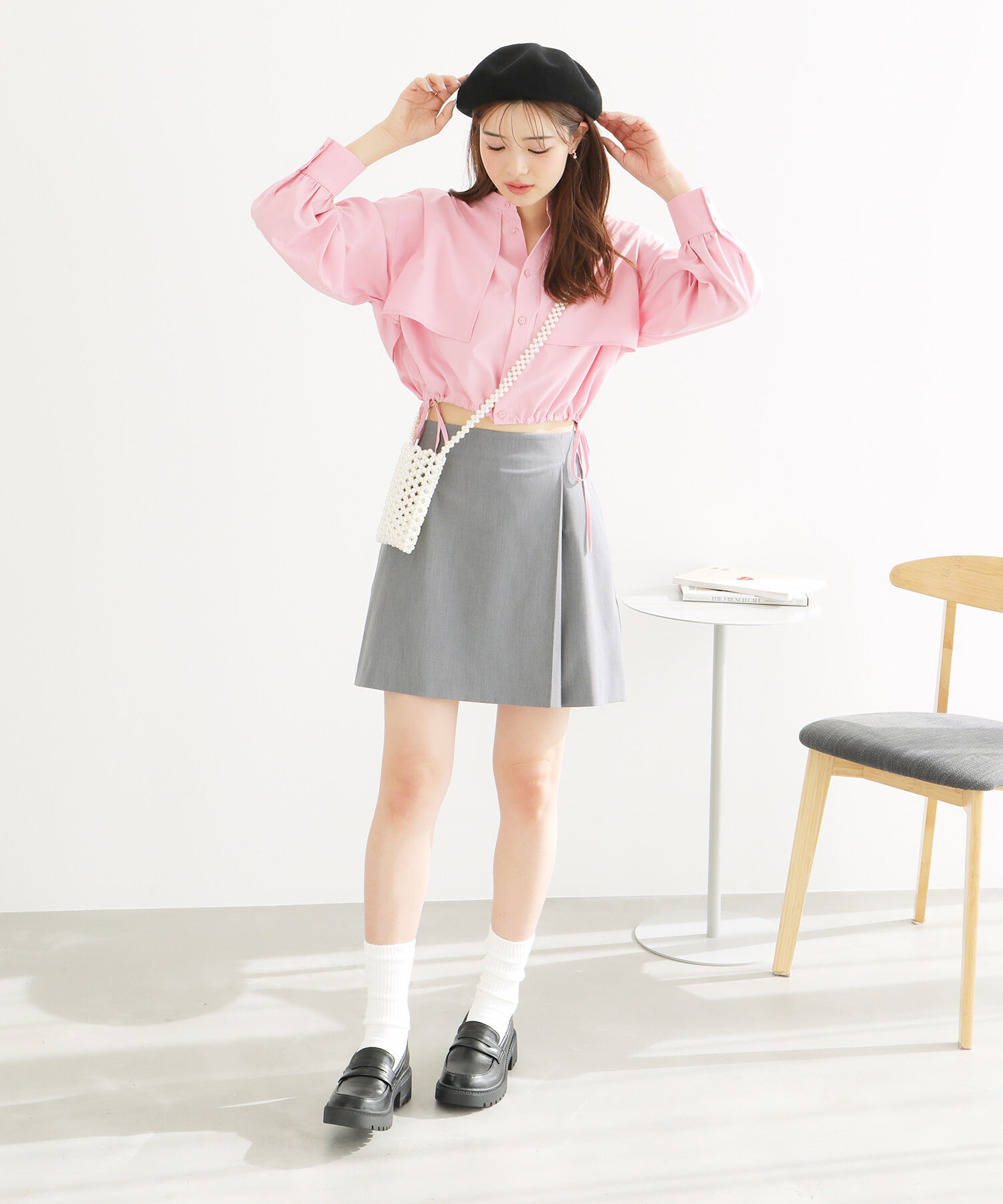 Rope&rsquo;Picnic「ラップ風ミニスカート」|スカート|