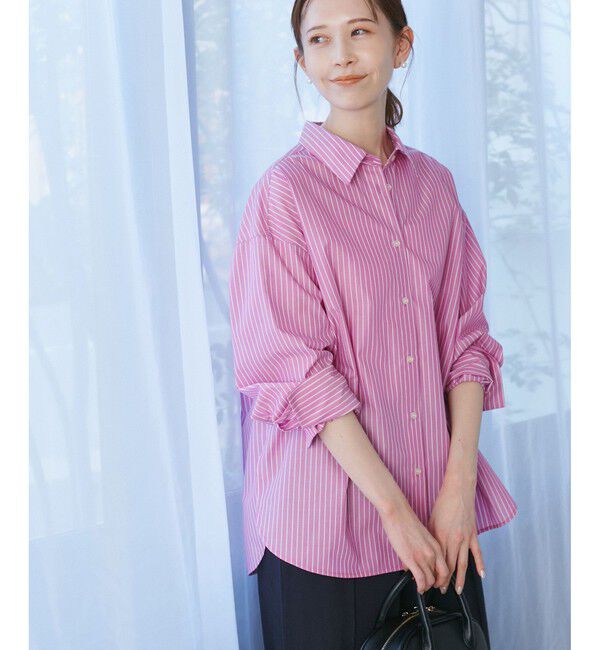 Rope&rsquo;Picnic「花粉ガード・防シワ/レギュラーシャツ」|シャツ・ブラウス|