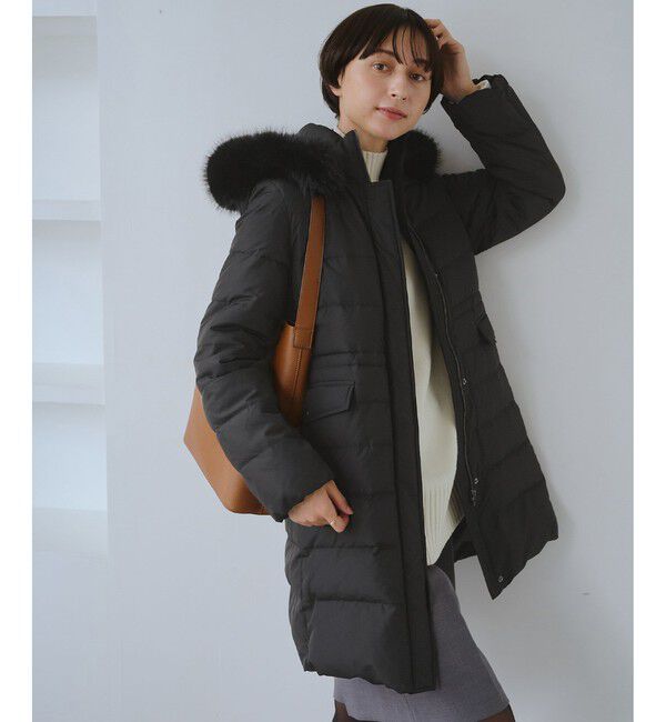 Rope&rsquo;Picnic「【GREEN DOWN/グリーンダウン】ファー付きダウンロングコート/一部WEB限定カラー」|ダウン|