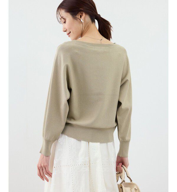 Rope&rsquo;Picnic「ラメ混アイレットドルマンニット」|ニット・セーター|